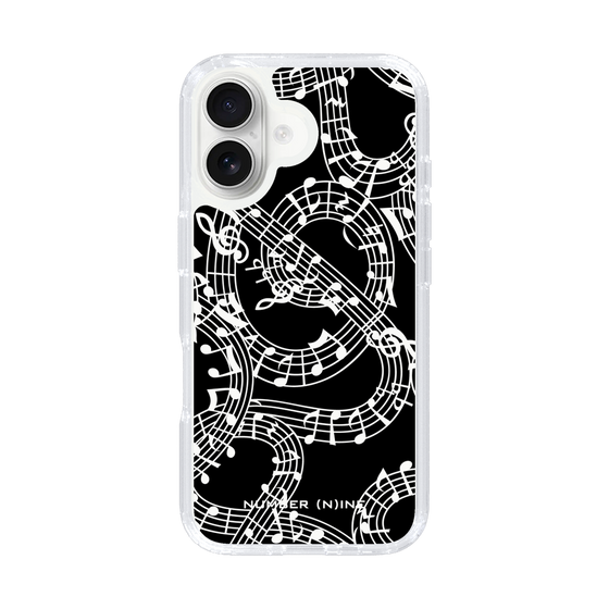 Slim Protection Case［ NUMBER (N)INE - All-Over Musical Notes Pattern ］