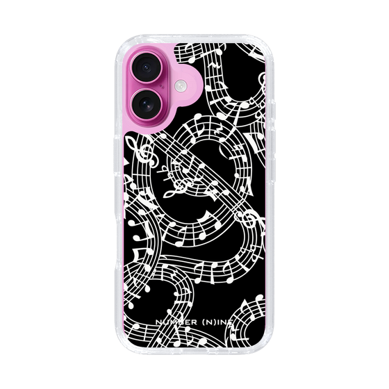 Slim Protection Case［ NUMBER (N)INE - All-Over Musical Notes Pattern ］