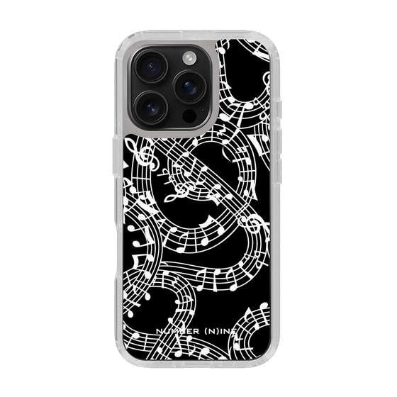 Slim Protection Case［ NUMBER (N)INE - All-Over Musical Notes Pattern ］