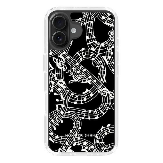 Slim Protection Case［ NUMBER (N)INE - All-Over Musical Notes Pattern ］