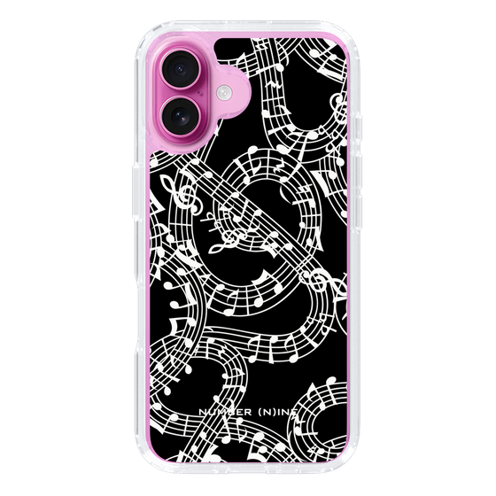 Slim Protection Case［ NUMBER (N)INE - All-Over Musical Notes Pattern ］