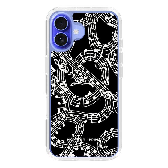 Slim Protection Case［ NUMBER (N)INE - All-Over Musical Notes Pattern ］