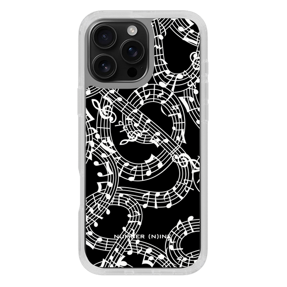 Slim Protection Case［ NUMBER (N)INE - All-Over Musical Notes Pattern ］