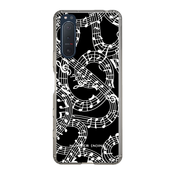 Slim Protection Case［ NUMBER (N)INE - All-Over Musical Notes Pattern ］
