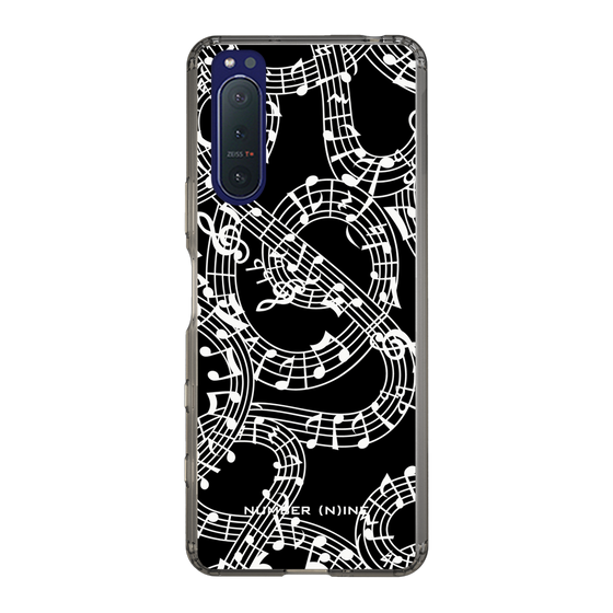 Slim Protection Case［ NUMBER (N)INE - All-Over Musical Notes Pattern ］