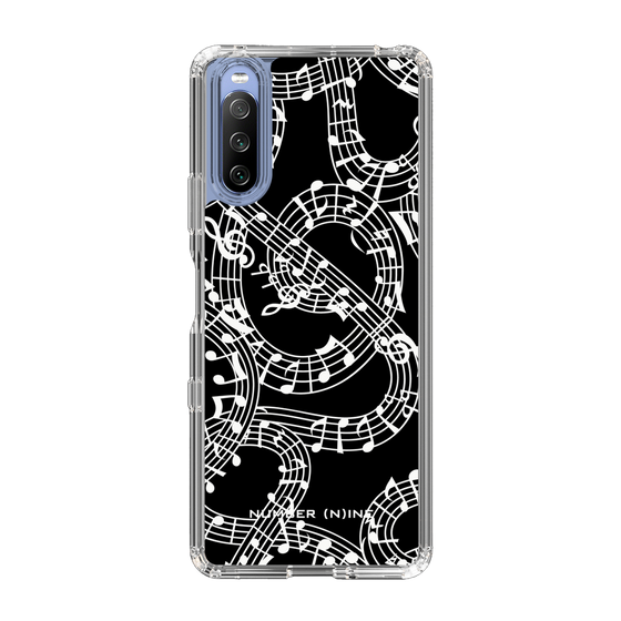 Slim Protection Case［ NUMBER (N)INE - All-Over Musical Notes Pattern ］