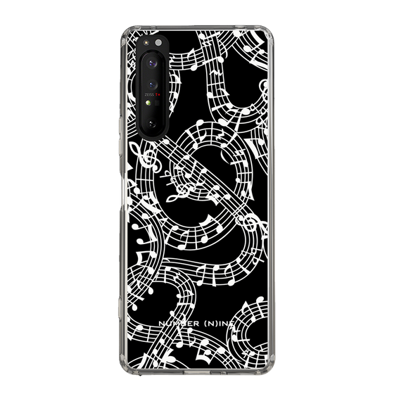 Slim Protection Case［ NUMBER (N)INE - All-Over Musical Notes Pattern ］