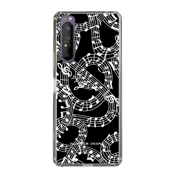 Slim Protection Case［ NUMBER (N)INE - All-Over Musical Notes Pattern ］