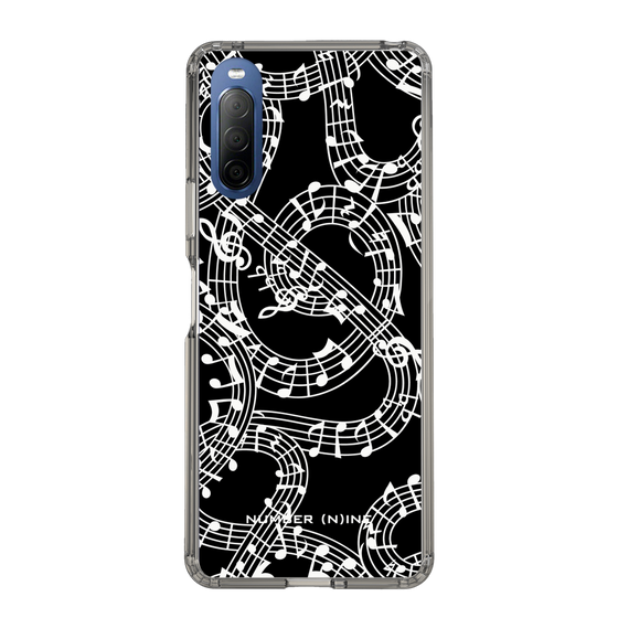 Slim Protection Case［ NUMBER (N)INE - All-Over Musical Notes Pattern ］