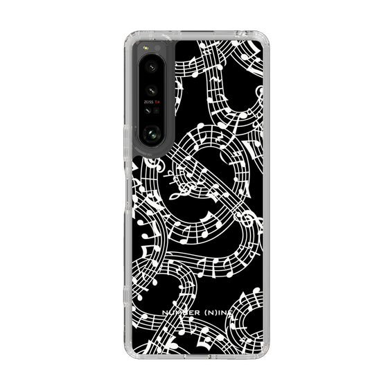 Slim Protection Case［ NUMBER (N)INE - All-Over Musical Notes Pattern ］