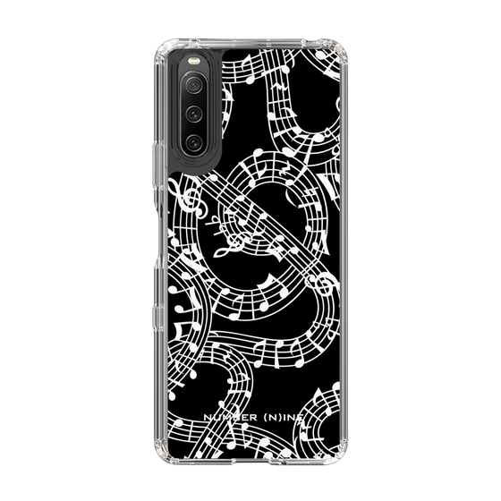 Slim Protection Case［ NUMBER (N)INE - All-Over Musical Notes Pattern ］