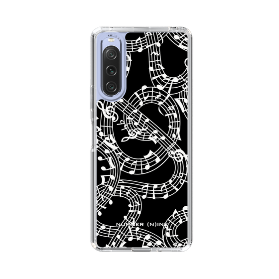 Slim Protection Case［ NUMBER (N)INE - All-Over Musical Notes Pattern ］