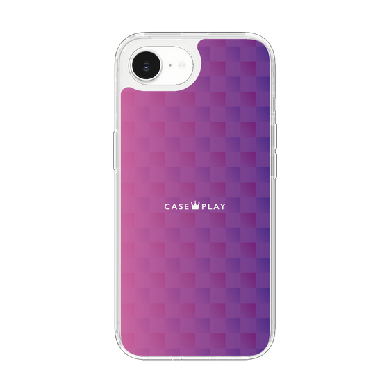 Slim Protection Case［ CASEPLAY Check - Purple ］