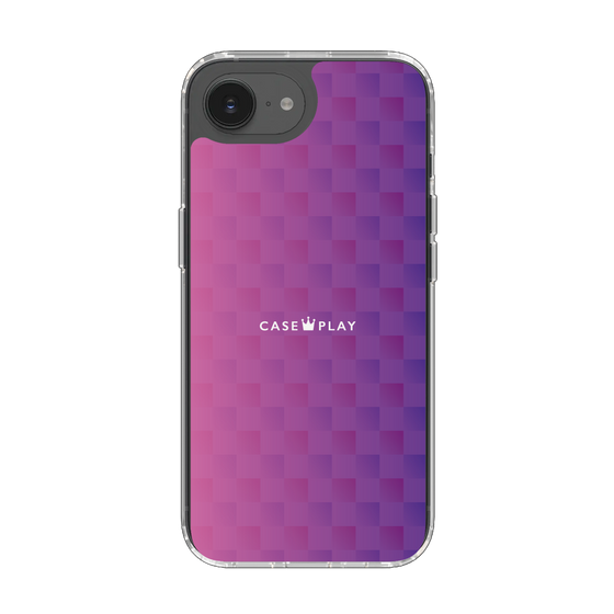 Slim Protection Case［ CASEPLAY Check - Purple ］