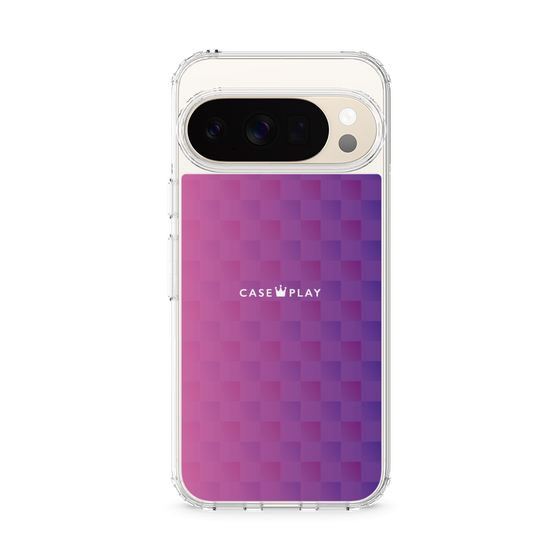Slim Protection Case［ CASEPLAY Check - Purple ］