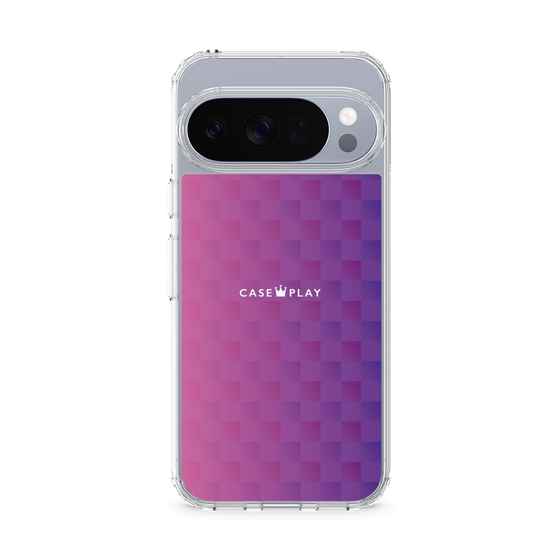 Slim Protection Case［ CASEPLAY Check - Purple ］