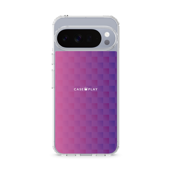Slim Protection Case［ CASEPLAY Check - Purple ］