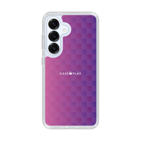 Slim Protection Case［ CASEPLAY Check - Purple ］