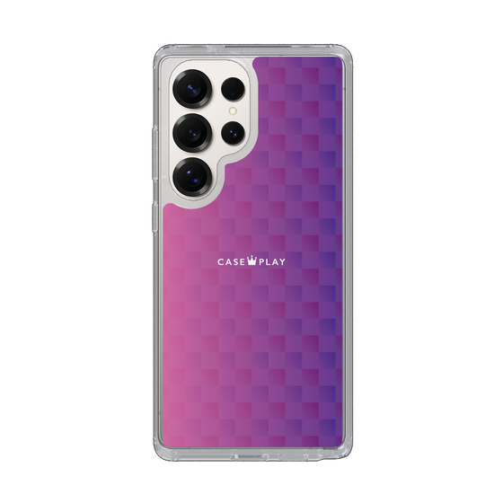 Slim Protection Case［ CASEPLAY Check - Purple ］