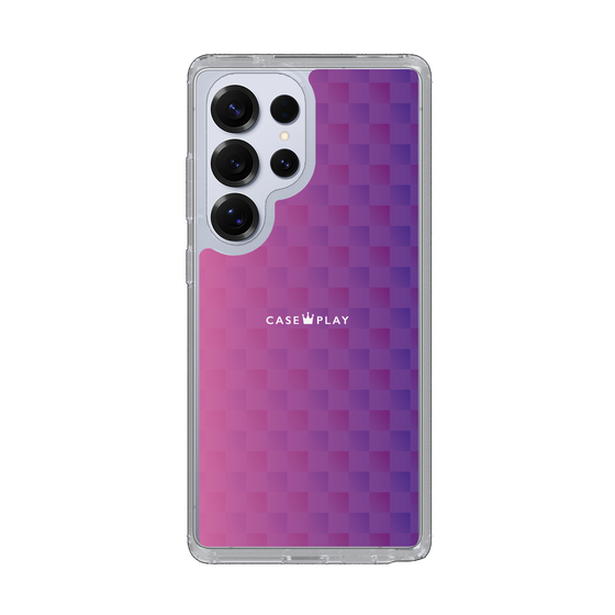 Slim Protection Case［ CASEPLAY Check - Purple ］