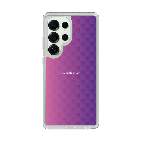 Slim Protection Case［ CASEPLAY Check - Purple ］