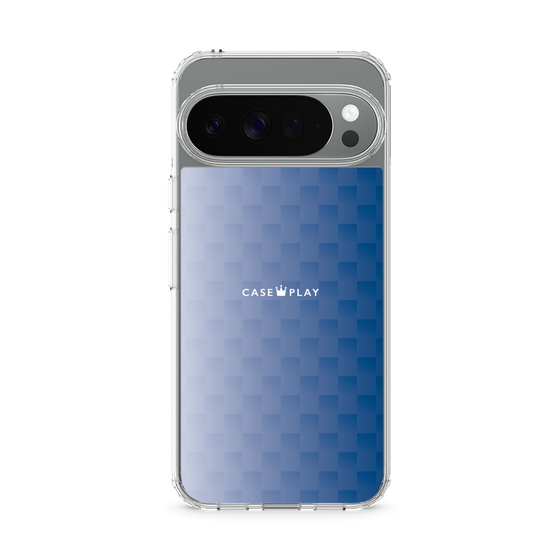 Slim Protection Case［ CASEPLAY Check - Blue ］