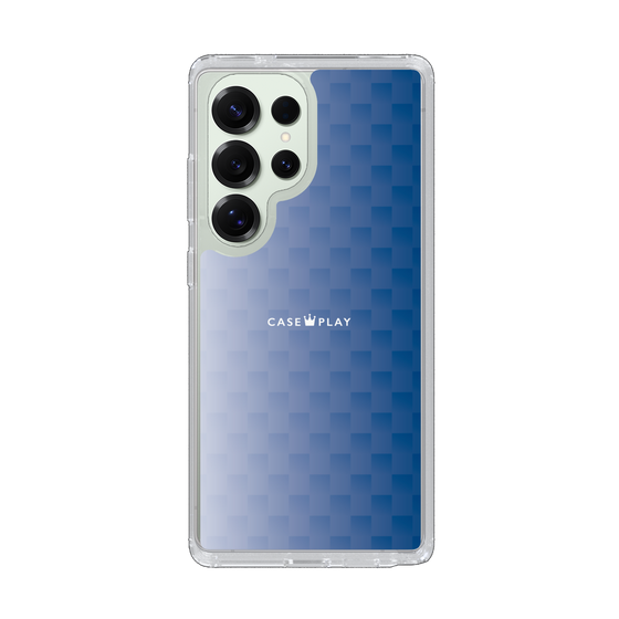 Slim Protection Case［ CASEPLAY Check - Blue ］