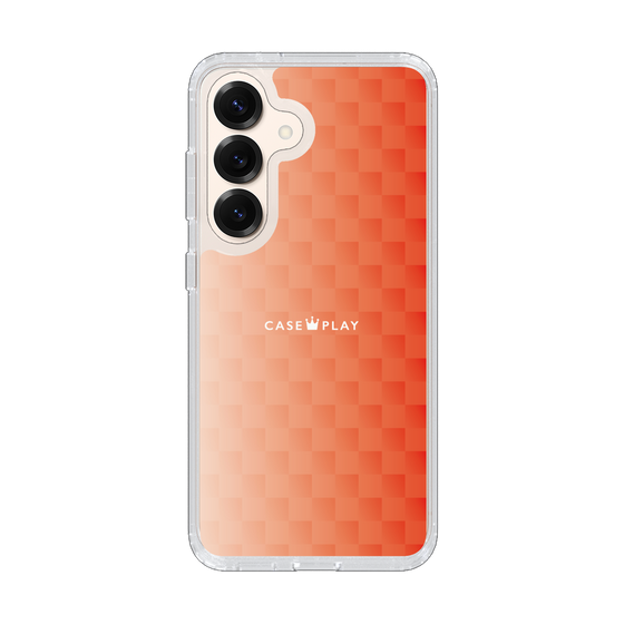 Slim Protection Case［ CASEPLAY Check - Orange ］