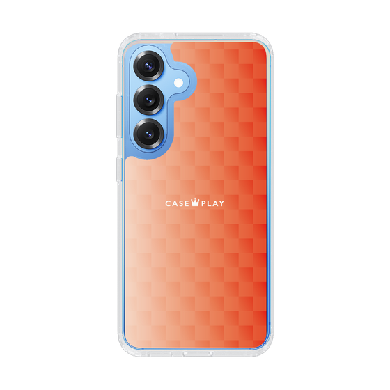 Slim Protection Case［ CASEPLAY Check - Orange ］
