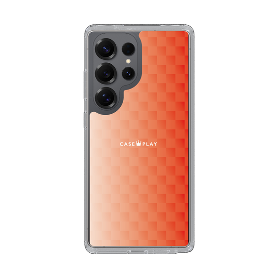 Slim Protection Case［ CASEPLAY Check - Orange ］