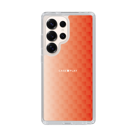Slim Protection Case［ CASEPLAY Check - Orange ］