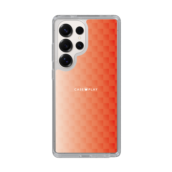 Slim Protection Case［ CASEPLAY Check - Orange ］