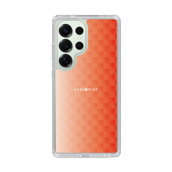Slim Protection Case［ CASEPLAY Check - Orange ］