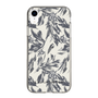 Slim Protection Case［ LAGUNAMOON - BotanicalJacquard - White×Black ］