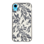 Slim Protection Case［ LAGUNAMOON - BotanicalJacquard - White×Black ］