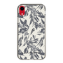 Slim Protection Case［ LAGUNAMOON - BotanicalJacquard - White×Black ］
