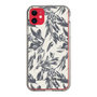Slim Protection Case［ LAGUNAMOON - BotanicalJacquard - White×Black ］
