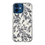 Slim Protection Case［ LAGUNAMOON - BotanicalJacquard - White×Black ］