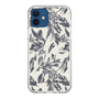 Slim Protection Case［ LAGUNAMOON - BotanicalJacquard - White×Black ］