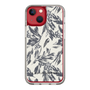 Slim Protection Case［ LAGUNAMOON - BotanicalJacquard - White×Black ］
