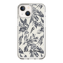 Slim Protection Case［ LAGUNAMOON - BotanicalJacquard - White×Black ］