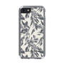 Slim Protection Case［ LAGUNAMOON - BotanicalJacquard - White×Black ］