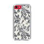 Slim Protection Case［ LAGUNAMOON - BotanicalJacquard - White×Black ］