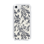 Slim Protection Case［ LAGUNAMOON - BotanicalJacquard - White×Black ］