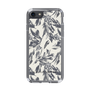 Slim Protection Case［ LAGUNAMOON - BotanicalJacquard - White×Black ］
