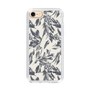 Slim Protection Case［ LAGUNAMOON - BotanicalJacquard - White×Black ］