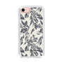 Slim Protection Case［ LAGUNAMOON - BotanicalJacquard - White×Black ］