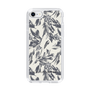 Slim Protection Case［ LAGUNAMOON - BotanicalJacquard - White×Black ］
