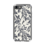 Slim Protection Case［ LAGUNAMOON - BotanicalJacquard - White×Black ］