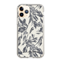 Slim Protection Case［ LAGUNAMOON - BotanicalJacquard - White×Black ］